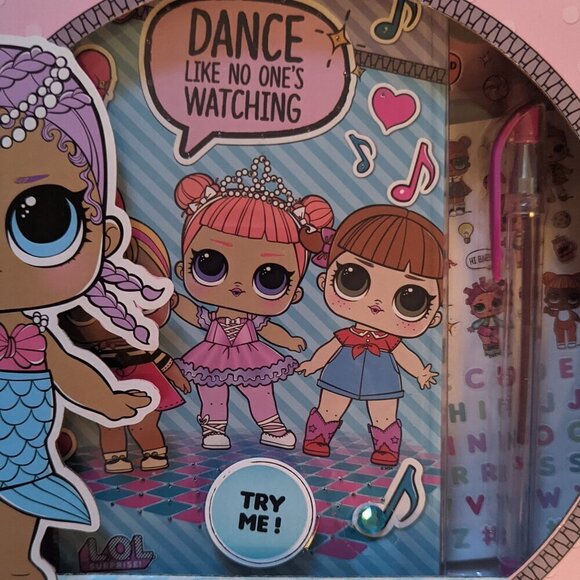 NWT LOL Surprise! Light Up Diary Pink L.O.L. Dolls Journaling Writing LED NIP - Picture 2 of 8